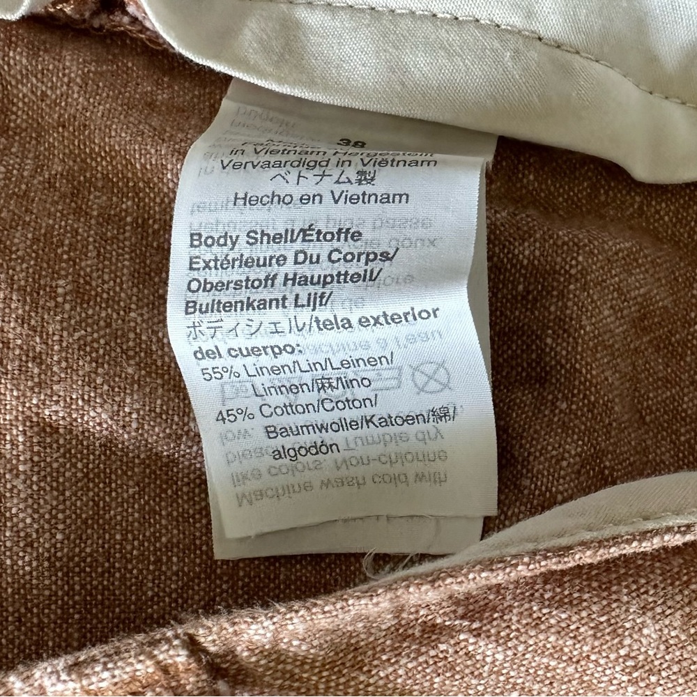 J Crew Gramercy Linen Blend Shorts size 38 - Picture 5 of 5